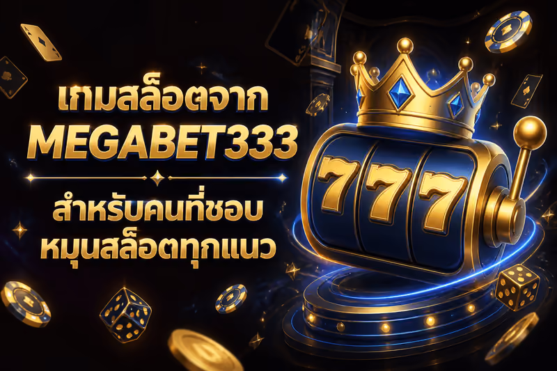 เกมสล็อตจาก MEGABET333 สำหรับคนที่ชอบหมุนสล็อตทุกแนว