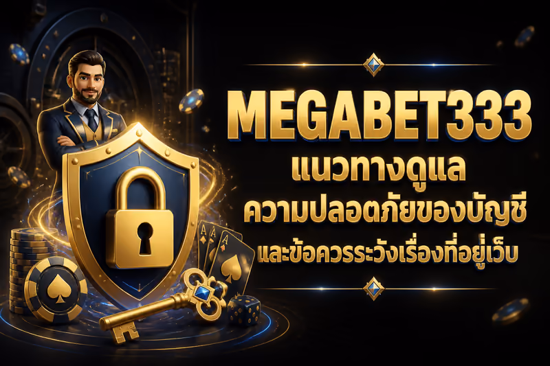 ความปลอดภัยของบัญชี MEGABET333 และลิงก์ที่ควรระวัง