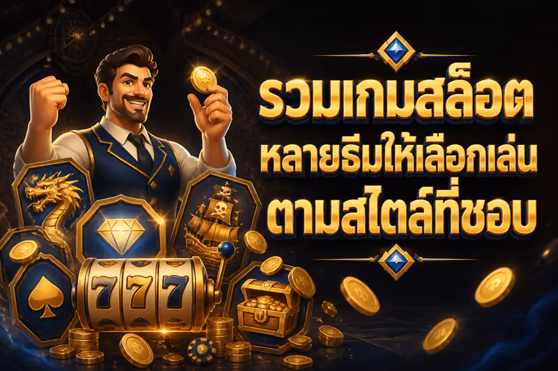 รวมเกมสล็อตหลายธีมให้เลือกเล่นตามสไตล์ที่ชอบ